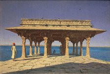 Evening at the Lake (Jaipur District of Rajasthan state, India), 1874. Artist: Vereshchagin, Vasili Vasilyevich (1842-1904)