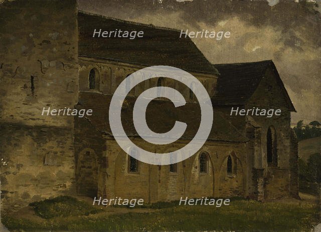 Erkrath Church, study, 1854. Creator: Werner Holmberg.