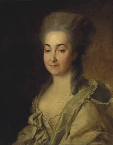 Portrait of Agafokleya Alexandrovna Poltoratskaya, née Shishkova (1737-1822) , c. 1780.