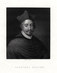Cardinal David Beaton, (c1494-1546), Scottish cardinal and Archbishop of St AndrewsArtist: George J Stodart