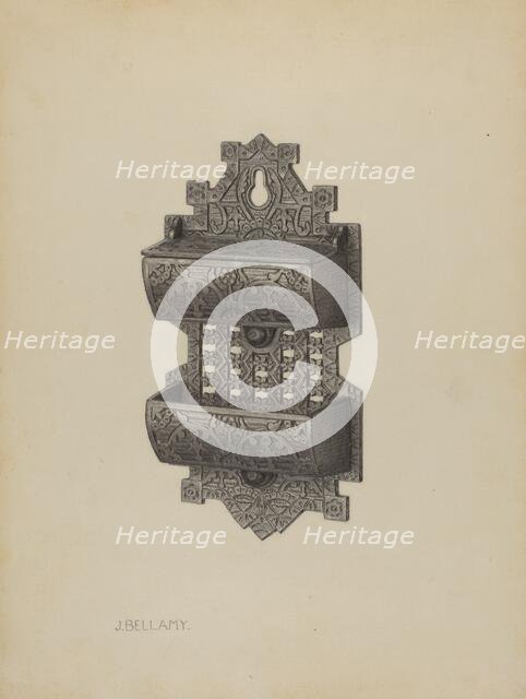 Match Safe, c. 1939. Creator: Julius Bellamy.