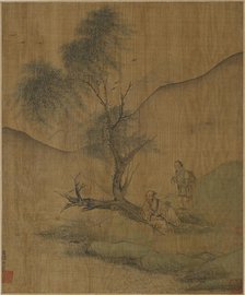 Resting Under Willows, Possibly Ming dynasty, 1368-1644. Creator: Unknown.