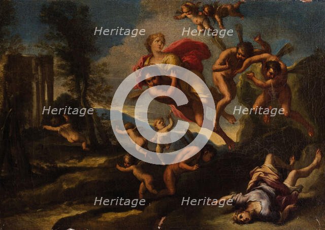 Boreas Abducting Orithyia. Creator: Chiari, Giuseppe Bartolomeo (1654-1727).