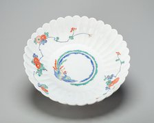 Arita-Ware Kakiemon Floral-shaped Bowl, late 17th/early 18th century. Creator: Unknown.