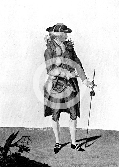 'Buckles and Buttons: I am the thing, dem-me', 1777. Artist: Unknown