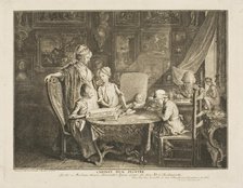 The Artist and his Family, 1771. Creator: Daniel Nikolaus Chodowiecki.