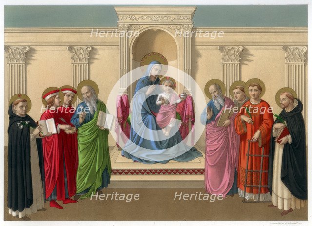 'Madonna delle ombre' ('Madonna of the Shadows'), c1450 (1870). Artist: Franz Kellerhoven