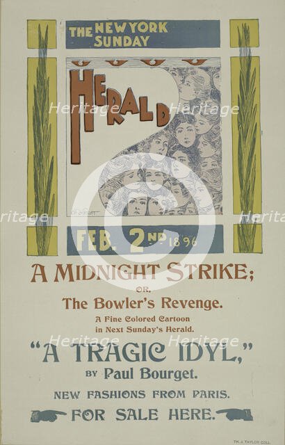 The New York Sunday herald. Feb. 2 1896., c1896. Creator: Charles Hubbard Wright.