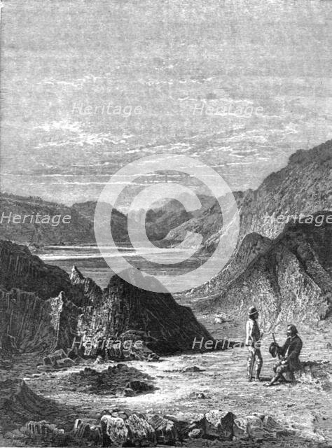 'View in the Himalayas; Black Bear Shooting in the Himalayas', 1875. Creator: Unknown.