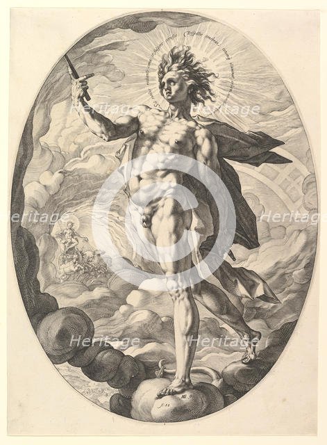 Apollo, 1588. Creator: Hendrik Goltzius.