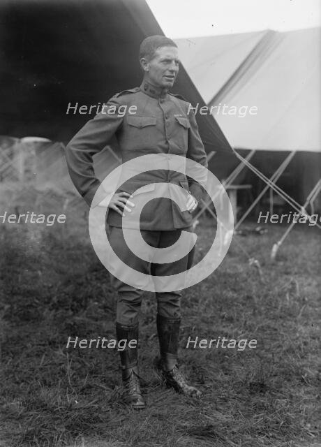 Plattsburg Reserve Officers Training Camp - Capt. Halstead Dorey, U.S.A., 4th Inf. Instructor, 1916. Creator: Harris & Ewing.
