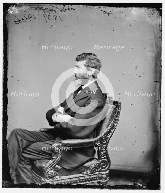 William Darrah Kelley of Pennsylvania, between 1860 and 1875. Creator: Unknown.