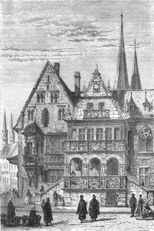 ''Town Hall, Halberstadt; From Alsace to the Hartz', 1875. Creator: Unknown.