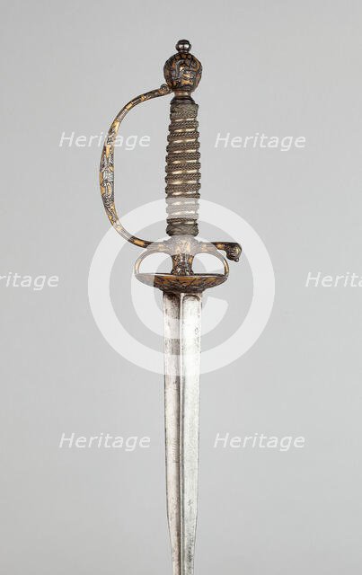 Smallsword, France, 1740/50. Creator: Unknown.