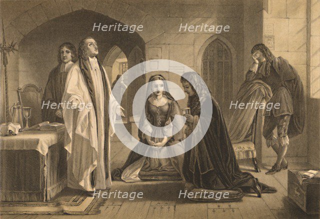 'Lord William Russell Receiving the Sacrament', 1886. Artist: Robert Anderson.