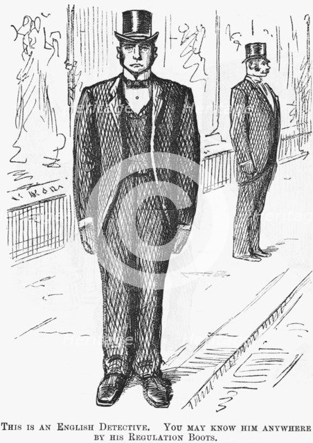 'This is an English Detective...', 1888. Artist: Unknown