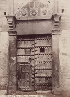 Puerta del Palacio de Samuel Levi, Toledo, c1885. Creator: Juan Laurent.