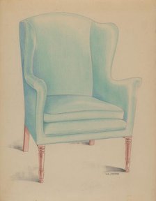 Duncan Phyfe Chair, c. 1936. Creator: Walter W. Jennings.