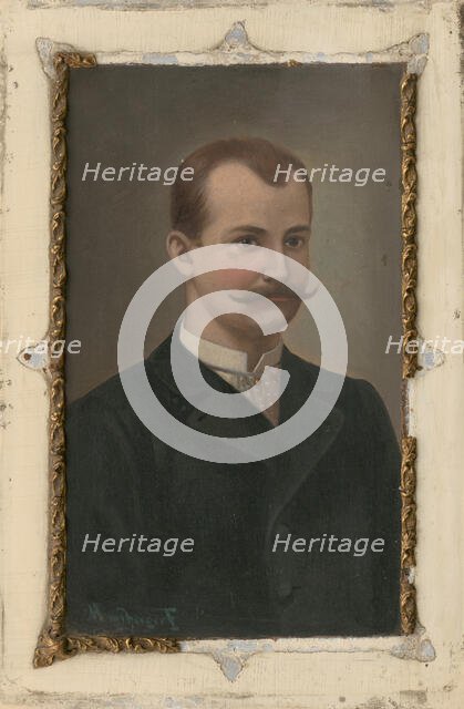 Portrait of a Man, 1850. Creator: F Mayerberger.