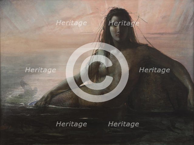 Mermaid, 1847. Creator: Jerichau-Baumann, Elisabeth (1819-1881).