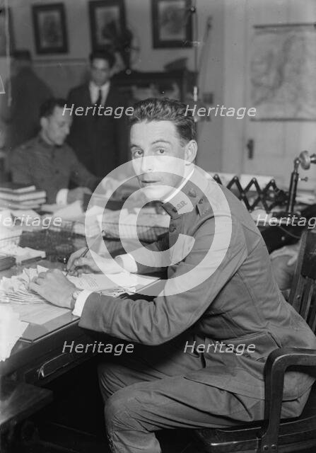 Maj. Walter D. Rogers, 1917 and 1918. Creator: Bain News Service.