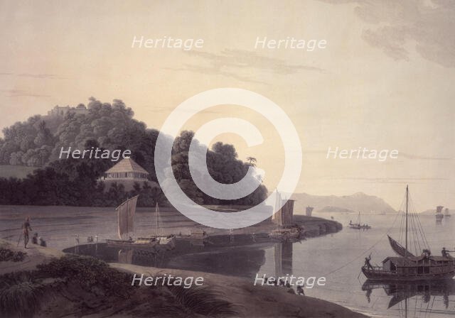 Siccra Gulley on the Ganges, c1795-c1809.  Creators: Thomas Daniell, William Daniell.