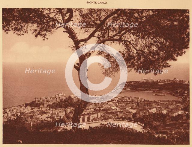 'Panorama of Monte-Carlo taken from the Turbie Road', 1930. Creator: Unknown.