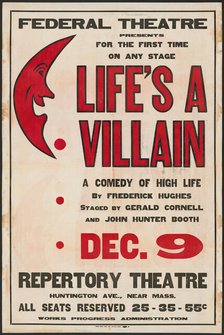 Life's a Villain, Boston, 1936. Creator: Unknown.