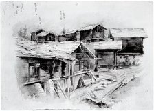 Shacks, 1899. Creator: Louis Michel Eilshemius.