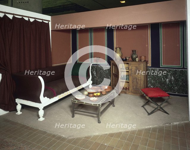 Roman dining room, c300 AD. Artist: Unknown