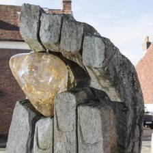 'The Symbol of Discovery', sculpture by John Skelton, East Row, Chichester, West Sussex, 2014. Artists: Steven Baker, John Skelton.