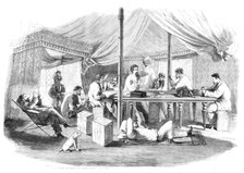 The War in China - tent of the 15th Punjaubees at Pehtang..., 1860. Creator: Unknown.