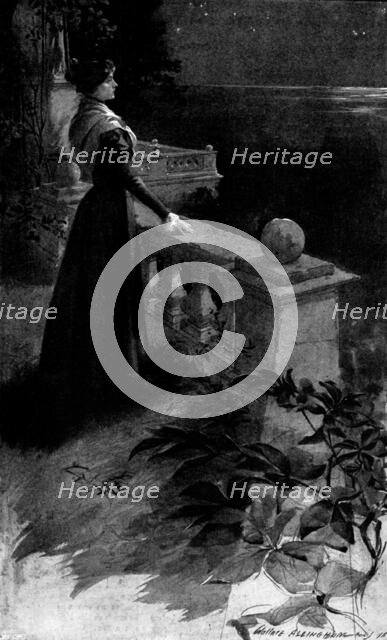 It Was the Nightingale: Motionless and silent as the Minerva she stood, 1898. Creator: Unknown.