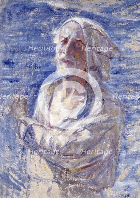 Self portrait, 1918. Creator: Johan Axel Gustav Acke.