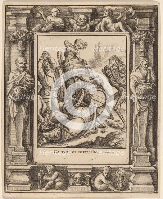 Waggoner, 1651. Creator: Wenceslaus Hollar.