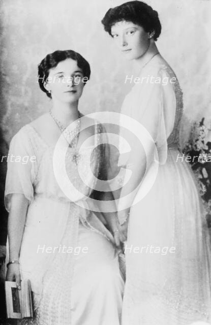 Olga & Tatiana of Russia, between c1910 and c1915. Creator: Bain News Service.