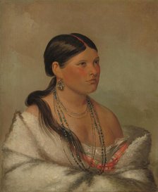 The Female Eagle - Shawano, 1830. Creator: George Catlin.