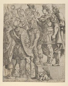 Emperor addressing his Soldiers, ca. 1542-45. Creator: Antonio Fantuzzi.