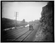 On the Lackawanna near Scranton, Pa., between 1890 and 1901. Creator: Unknown.