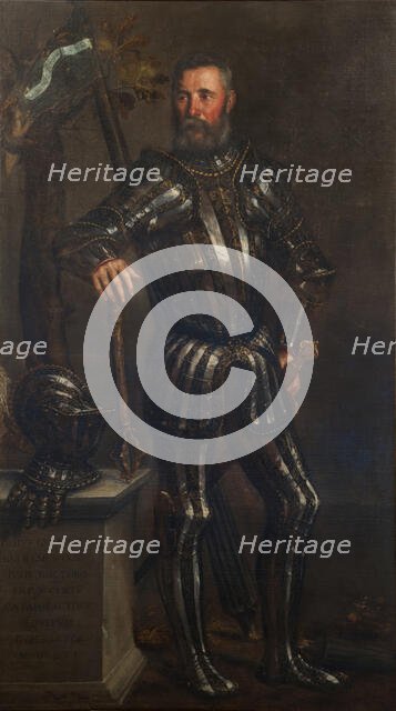 Portrait of Pase Guarienti, 1556. Creator: Flacco, Orlando (1527-1593).