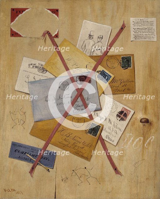 Rack Picture for Dr. Nones, 1879. Creator: William A. Mitchell.