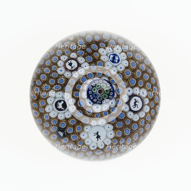 Paperweight, France, 1848. Creator: Saint-Louis Glassworks.
