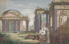 View of a Corinthian Temple, 1700-1799. Creators: Anon, François-Philippe Charpentier.