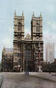 Westminster Abbey, London, c1930s. Artist: Donald McLeish