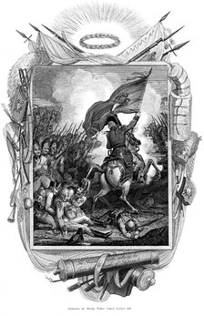 Battle of Aspern Essling, Austria, Napoleonic Wars, 21-22 May 1809 (1832). Artist: Unknown