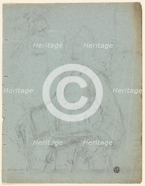 Portrait of a Man, n.d. Creator: Possibly William Hoare (English, c. 1707-1792) or Godfrey Kneller (English, born Germany, 1646-1723) or Charles Jervas (Irish, c. 1675-1739).