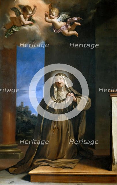 Saint Margaret of Cortona, 1648. Creator: Guercino (1591-1666).