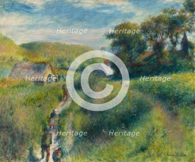 The Mussel Harvest, 1879. Creator: Pierre-Auguste Renoir.