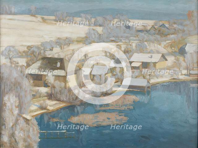 Unterbuchberg in winter II, 1946. Creator: Walther Gamerith.