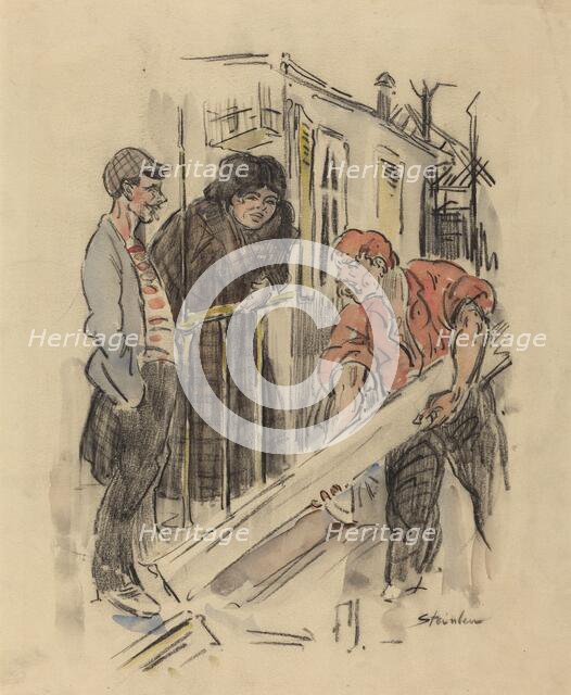 Gossips, late 19th-early 20th century. Creator: Theophile Alexandre Steinlen.